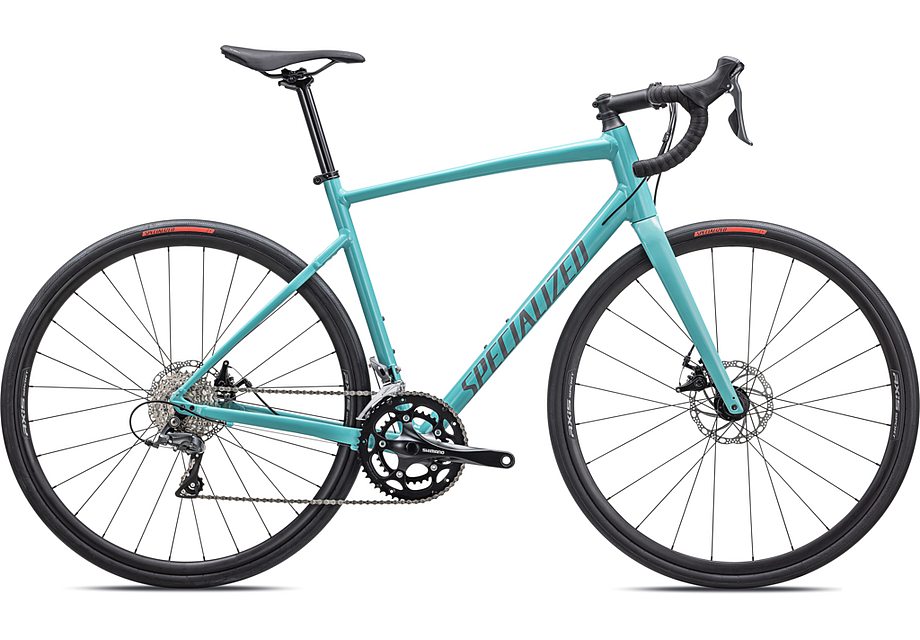 2024 Specialized allez e5 disc bike gloss lagoon blue/cool grey/blaze 52 Bicycle Specialized