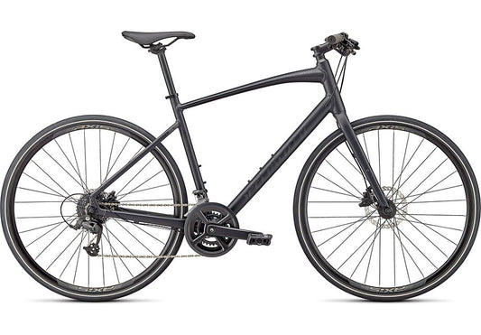 2024 Specialized sirrus 2.0 bike satin cast black / gloss black / satin black reflective xl Bicycle Specialized   