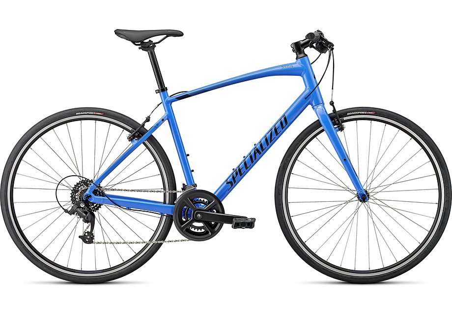 2024 Specialized sirrus 1.0 bike gloss sky blue / cast blue / satin black reflective s Bicycle Specialized