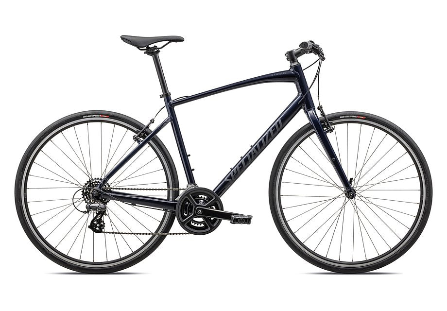 2023 Specialized sirrus 1.0 bike satin deep marine / satin dark navy reflective xxs Bicycle Specialized