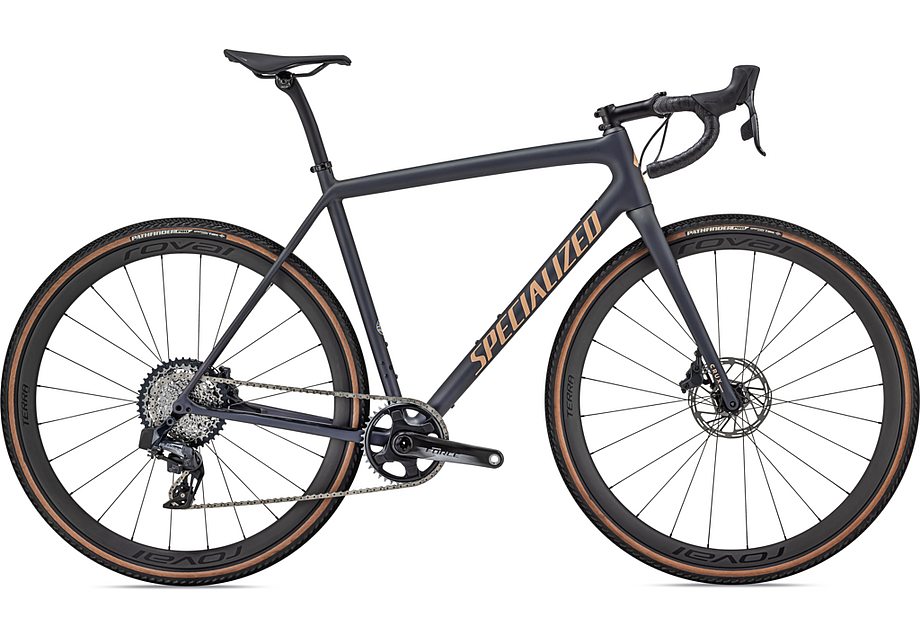 gravel bike 61 2022 Specialized crux pro bike satin dusty blue/ice papaya 61