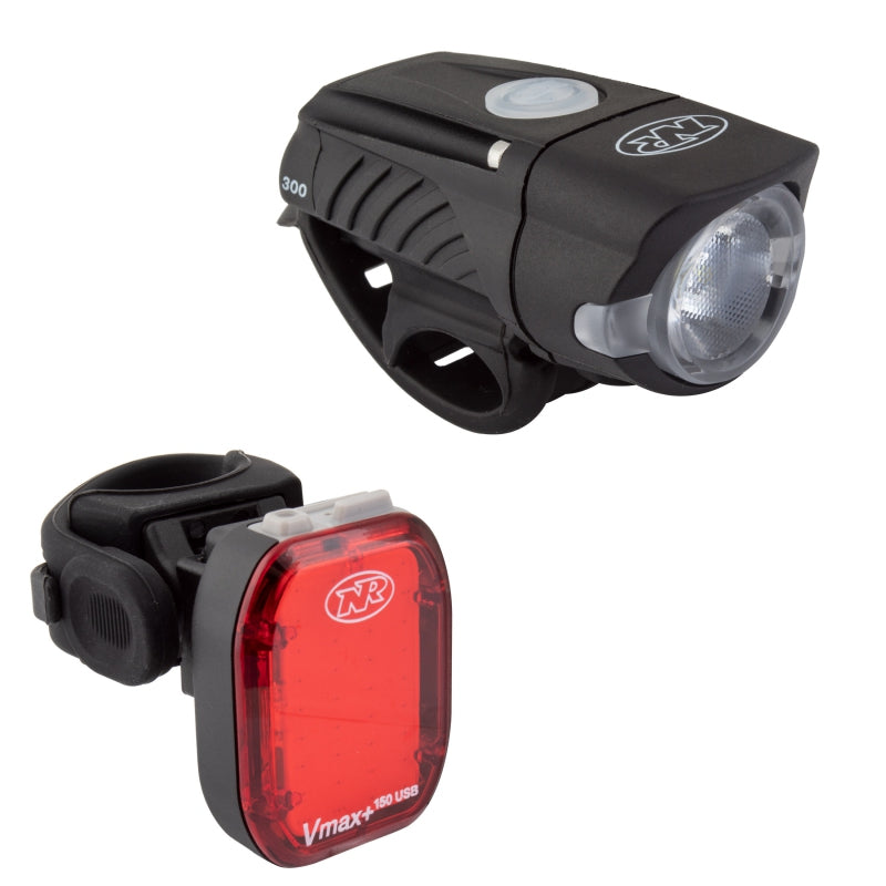 NiteRider Swift 300/Vmax+ Headlight and Taillight Set Lights NiteRider
