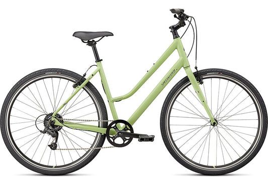 2022 Specialized crossroads 1.0 st bike satin limestone / chrome l Bicycle Specialized   