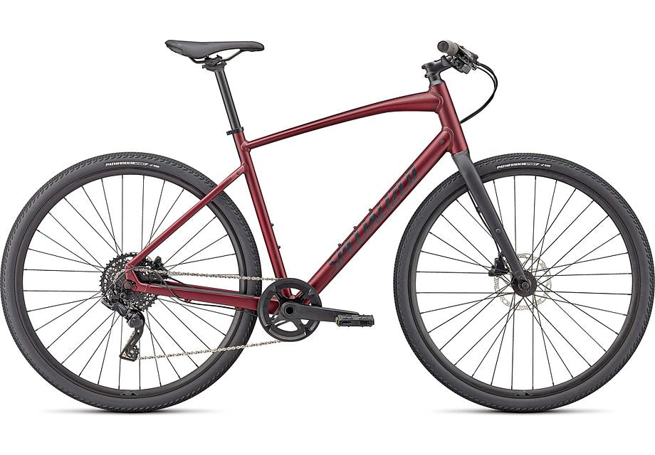 2023 Specialized sirrus x 3.0 bike satin maroon / black / satin black reflective xl Bicycle Specialized