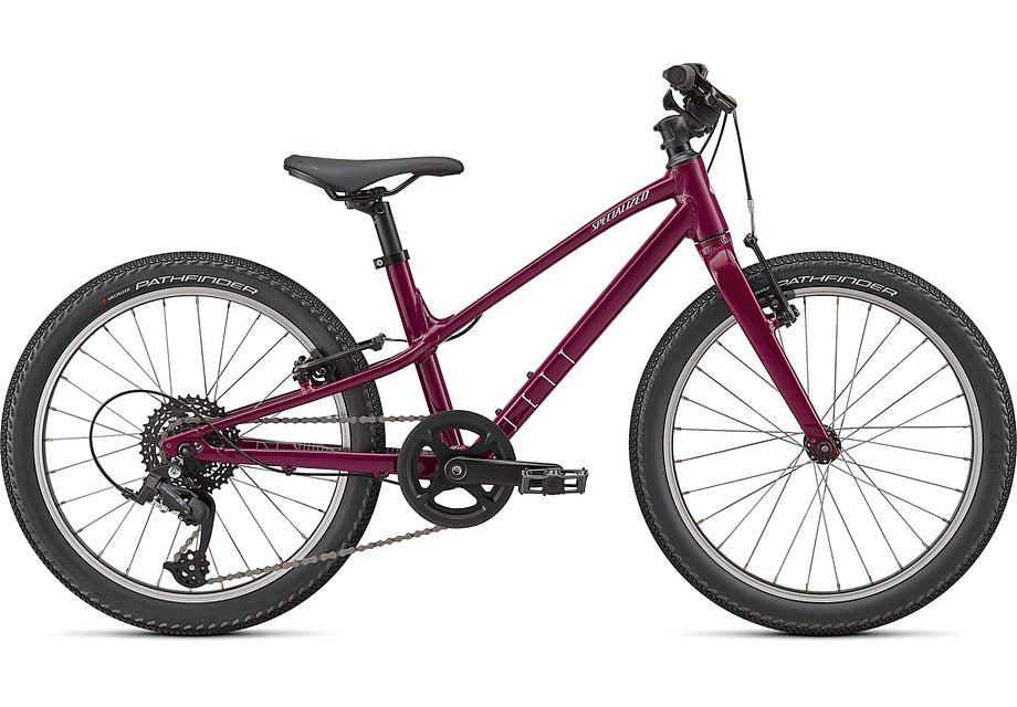 2024 Specialized jett 20 bike gloss raspberry / uv lilac 20 Bicycle Specialized