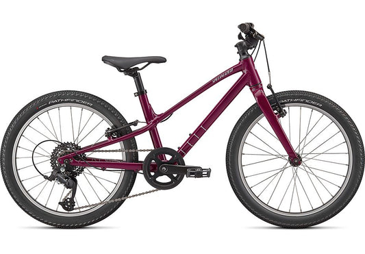 2024 Specialized jett 20 bike gloss raspberry / uv lilac 20 Bicycle Specialized   