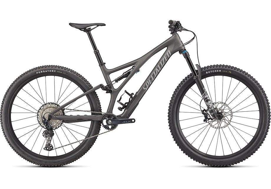 2022 Specialized Stumpjumper comp bike satin smoke / cool grey / carbon s5 Bicycle Specialized