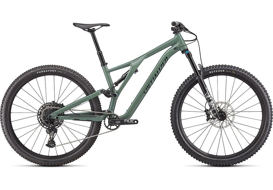 2022 Specialized Stumpjumper comp alloy bike gloss sage green / forest green s4 Bicycle Specialized
