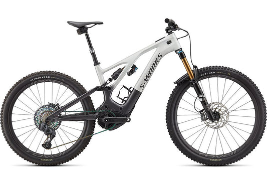 2022 Specialized levo S-Works carbon bike metallic white silver / chrome / dream silver s6 Bicycle Specialized   