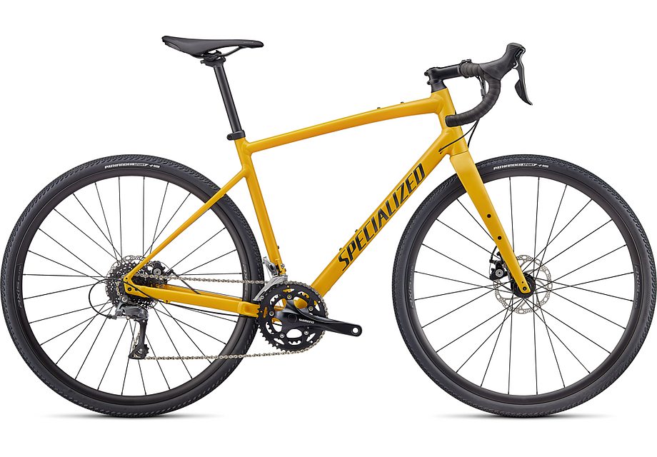 2024 Specialized diverge e5 bike satin brassy yellow/black/chrome/clean 58 Bicycle Specialized