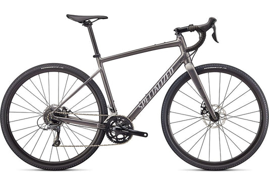 2024 Specialized diverge e5 bike satin smoke/cool grey/chrome/clean 61 Bicycle Specialized   