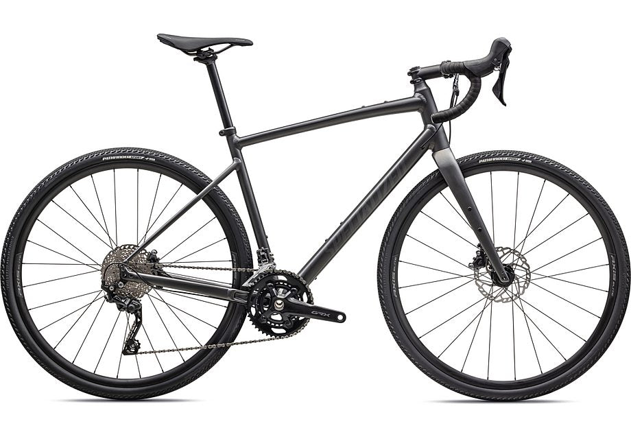gravel bike 52 2024 Specialized diverge e5 elite bike satin smoke / pearl 52