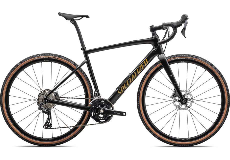 2023 Specialized diverge comp carbon bike gloss obsidian/harvest gold metallic 52 Bicycle Specialized