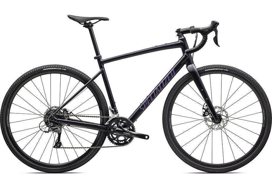 2024 Specialized diverge e5 bike satin midnight shadow / violet pearl 58