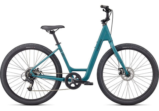 2023 Specialized roll 2.0 low entry bike satin dusty turquoise / summer blue / satin black reflective l Bicycle Specialized   