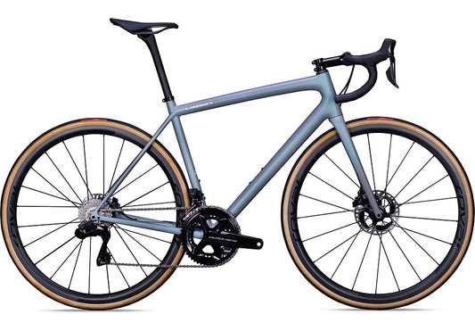 2022 Specialized aethos S-Works di2 bike cool grey/chameleon eyris tint/brushed chrome 61 Bicycle Specialized   