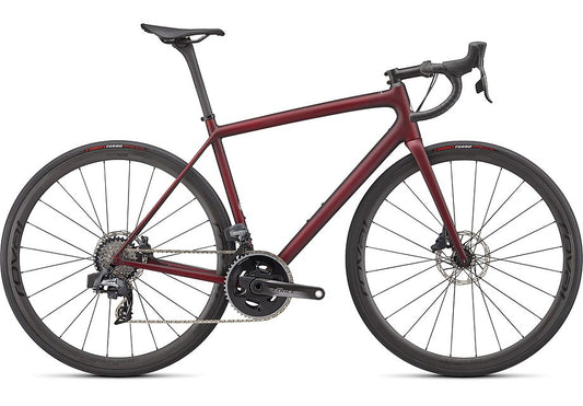 2022 Specialized aethos pro etap bike maroon / black tint edge fade 54 Bicycle Specialized   