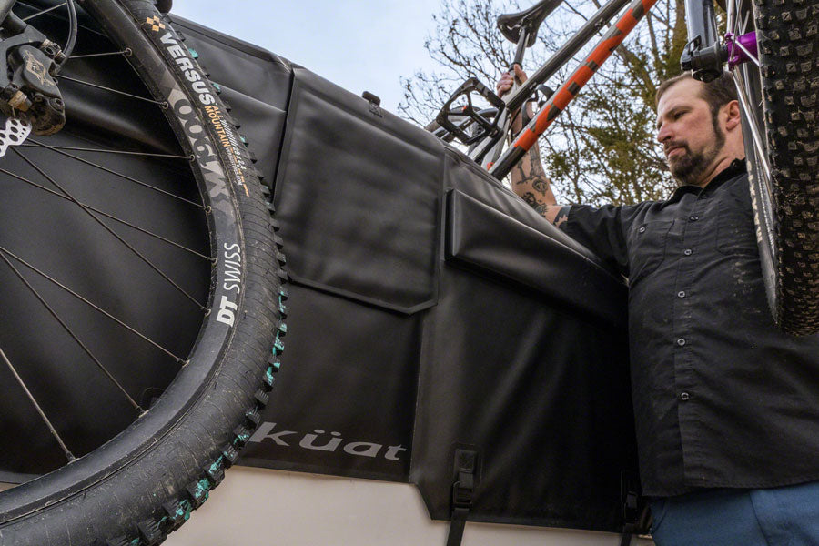 Kuat Huk 61" Curved Tailgate Pad - 6-Bike Full-Size Tailgate Pad Kuat