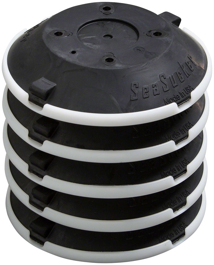 SeaSucker Replacement Vacuum Pad - 6" - 5 Pack Black Rack Service Part SeaSucker