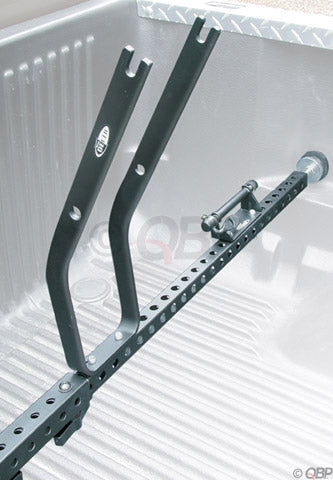 Delta Wheel Hitch Wheel Holder Mount for Truck Bed Bike Racks: Black Van/Truck Bed Rack Delta