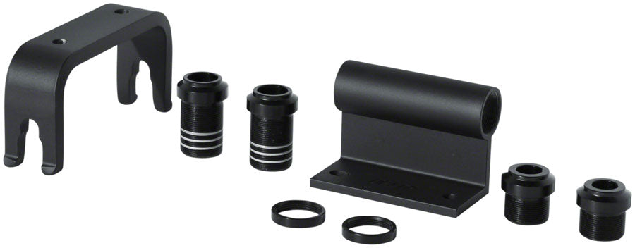 Delta Bike Hitch Pro Truck Rail Fork Mount: Thru-Axle 12/15mm Van/Truck Bed Rack Delta