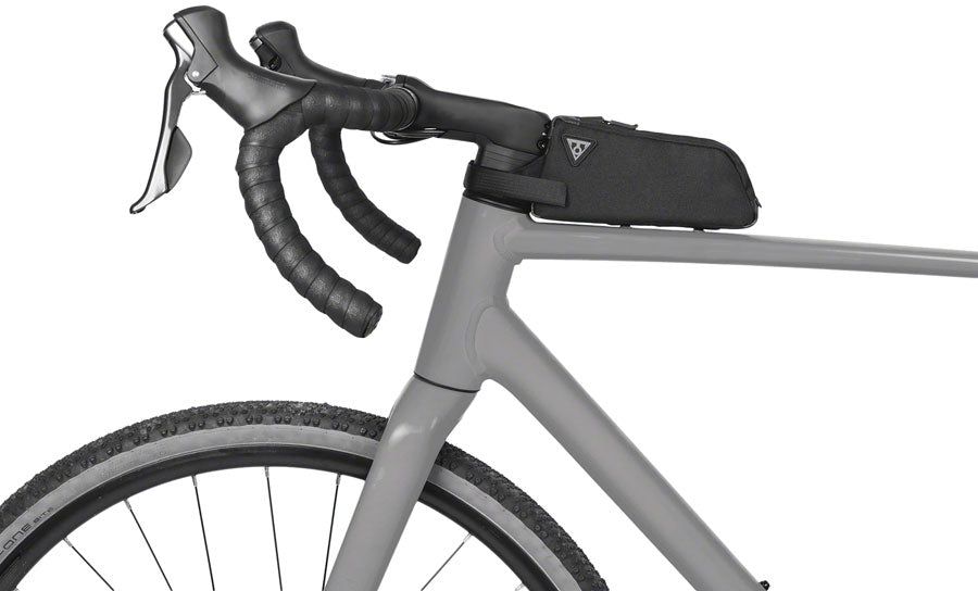 Topeak Fastfuel Top Tube Bag - Bolt-On Black Top Tube/ Stem Bag Topeak