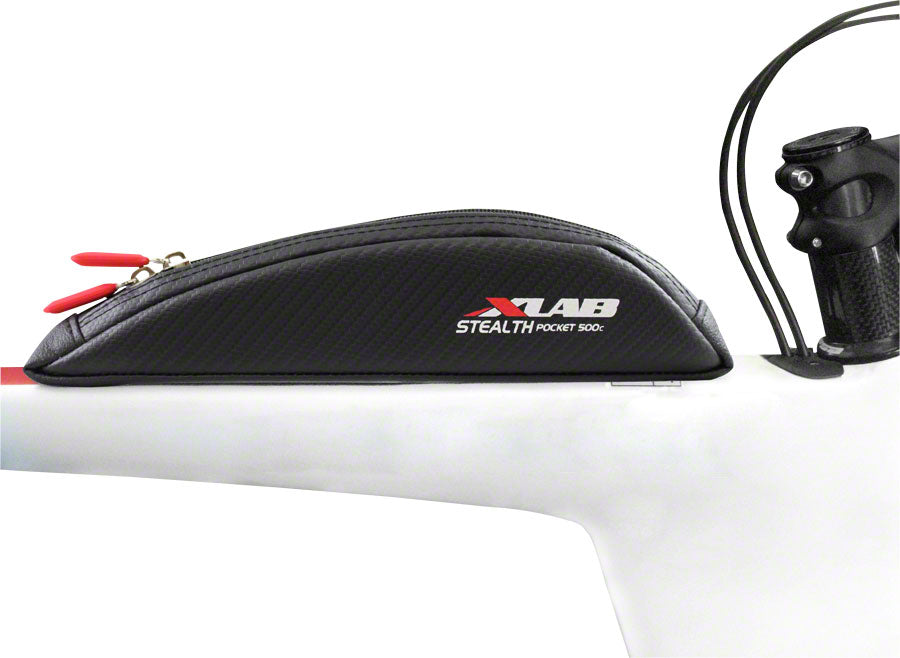 XLAB Stealth Pocket 500c Frame Bag: Carbon Top Tube/ Stem Bag XLAB