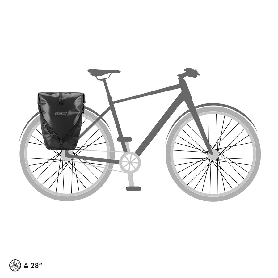 Ortlieb Back-Roller Free Pannier - 40L Pair Black Panniers Ortlieb