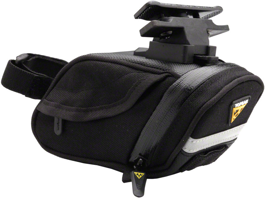 Topeak Aero Wedge DX Seat Bag - QuickClick Small Black Seat Bag Topeak