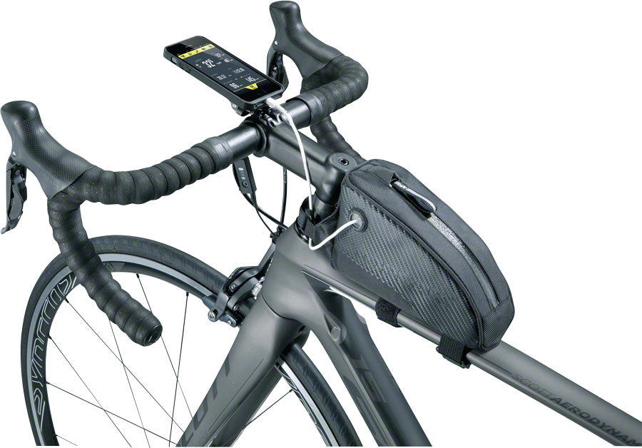 Topeak Fuel Tank Top Tube Bag: Medium Black Top Tube/ Stem Bag Topeak