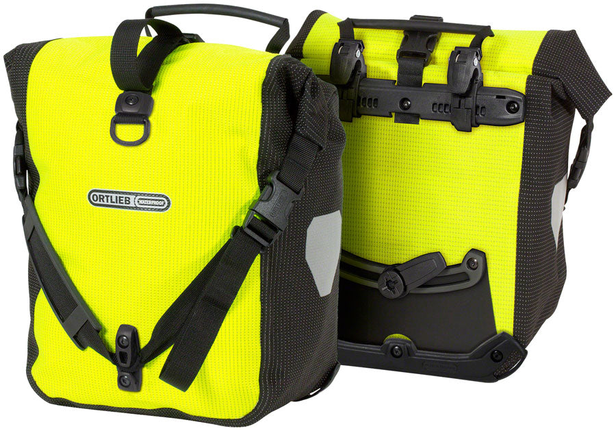 Ortlieb Sport-Roller High Visibility: 25 Liter Pair Yellow Panniers Ortlieb