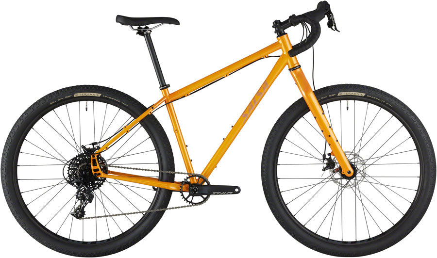 1x11 gravel bike Salsa Fargo Apex 1x11 Bike - 29" Steel Orange X-Small
