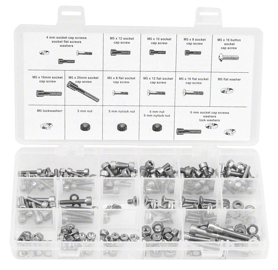 Wheels Manufacturing 456mm Fastener Kit - 218 Pieces of Stainless Steel Bolts Nuts Washers Fastener Kits Wheels Manufacturing