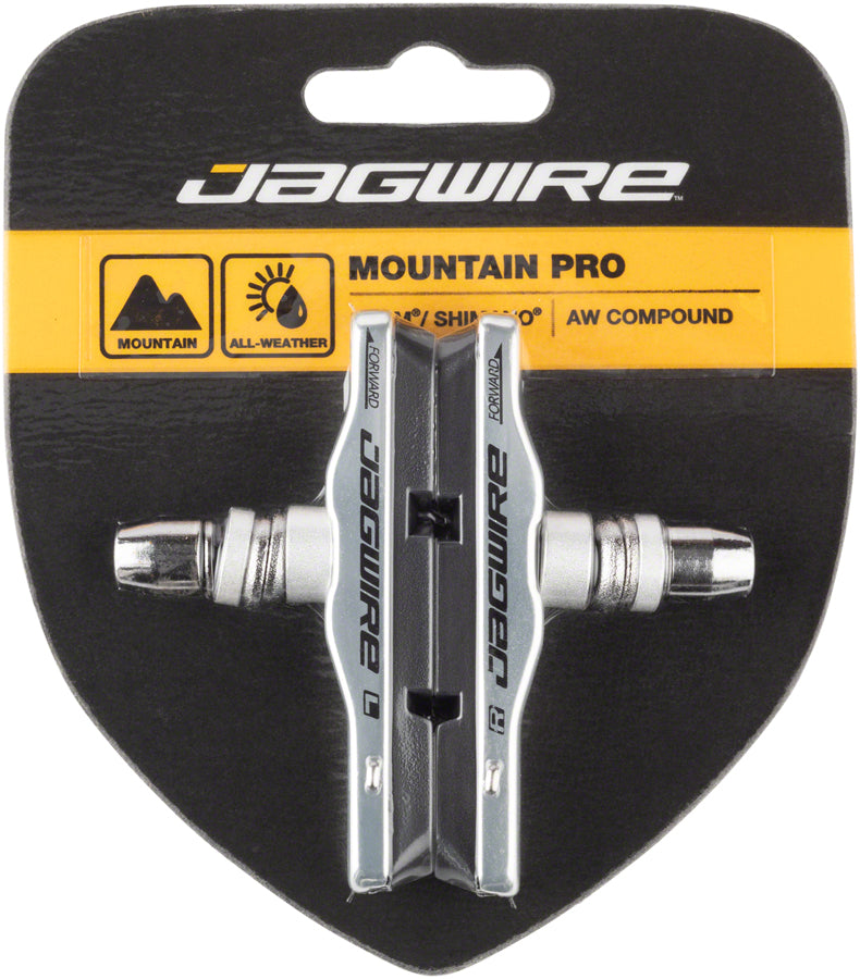 Jagwire Mountain Pro Brake Pads Threaded Post Silver Brake Pads Jagwire