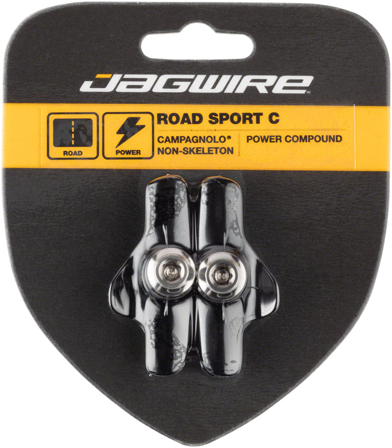 Jagwire Road Sport C Brake Pads Campagnolo Non-Skeleton Black Brake Pads Jagwire