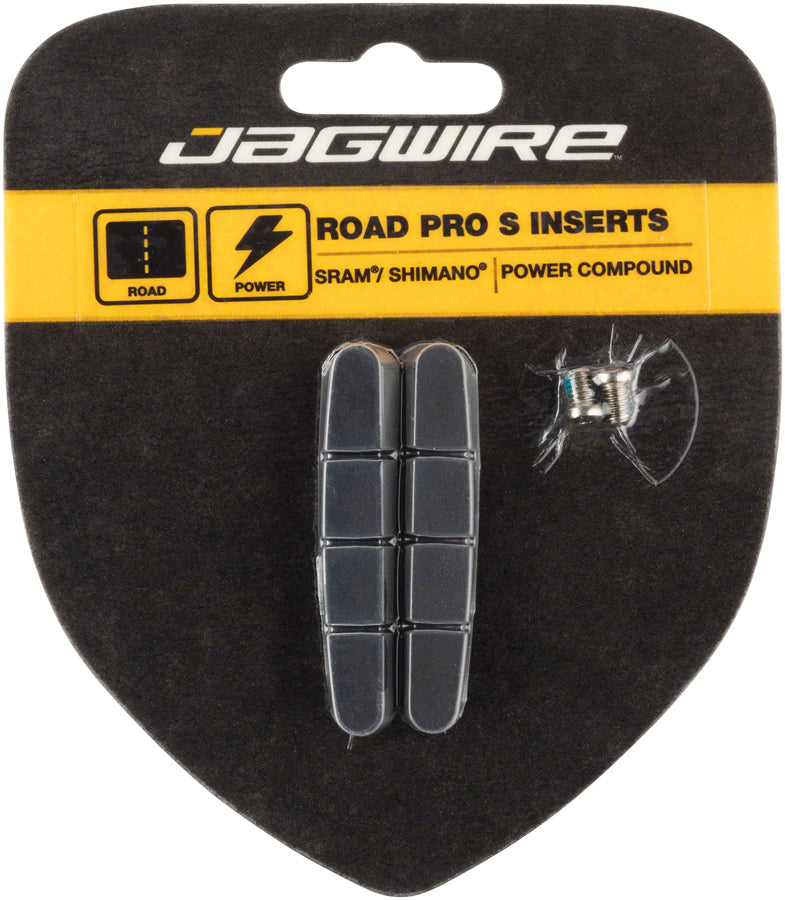 Jagwire Road Pro S Brake Pad Inserts SRAM/Shimano Black Brake Pads Jagwire