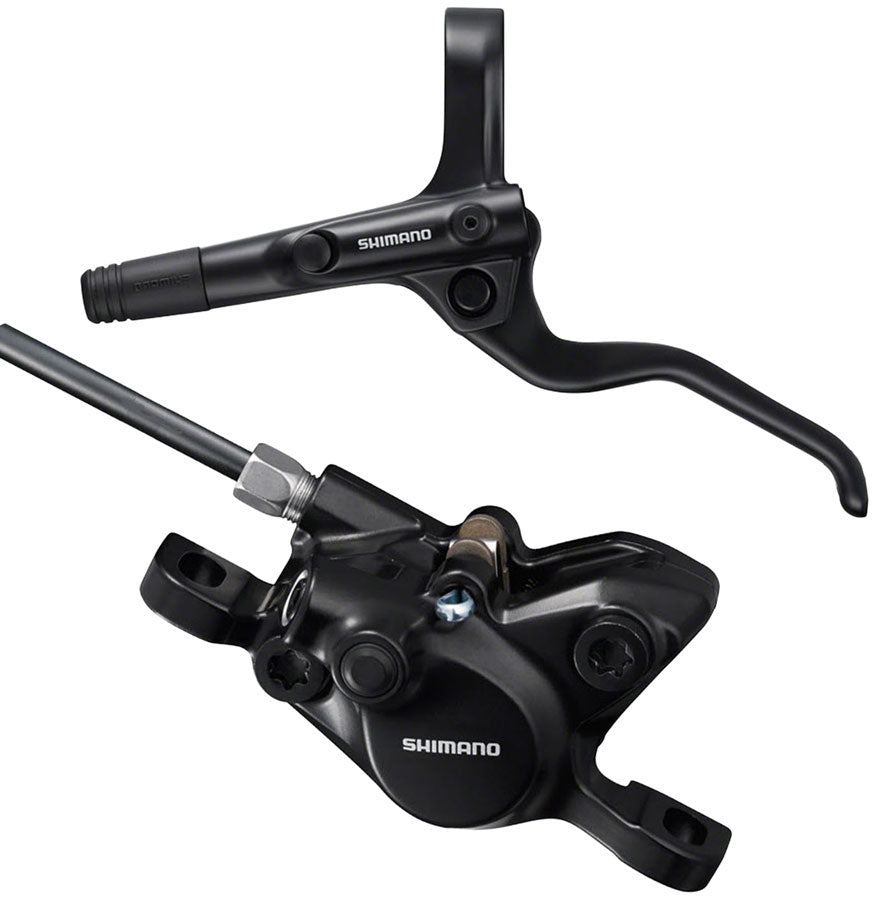 Shimano BR-MT200 Disc Brake BL-MT201 Lever - Front Hydraulic 2-Piston Post Mount BLK Disc Brake & Lever Shimano
