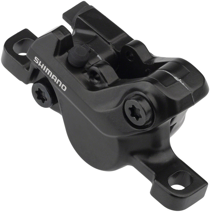 Shimano BR-MT500 Disc Brake Caliper - 2-piston Post Mount Resin Pads Front Rear BLK Disc Brake Calipers Shimano