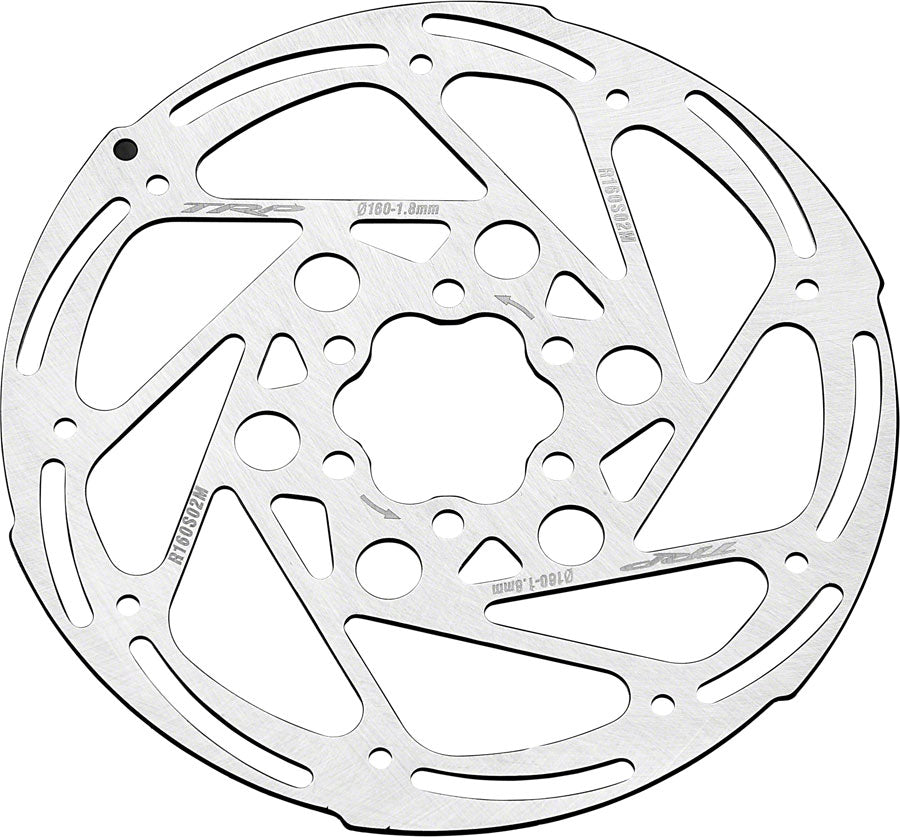 TRP R2 Disc Brake Rotor - 160mm 6-Bolt 1.8mm Rust Blocker Treatment Silver Disc Rotor TRP