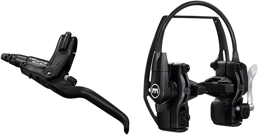 Magura HS22 Linear Pull Brake Lever - Front Rear 3-Finger Lever Blade Easy Mount BLK Linear Pull Brakes Magura