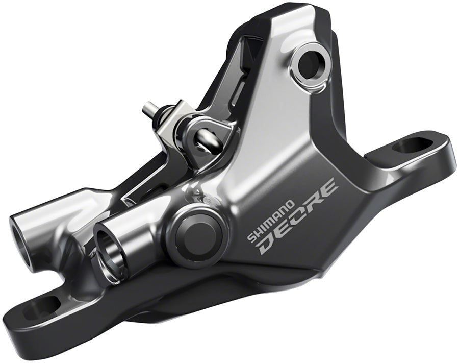 Shimano Deore BR-M6100 Disc Brake Caliper - Front Rear Hydraulic Resin Pads Gray Disc Brake Calipers Shimano