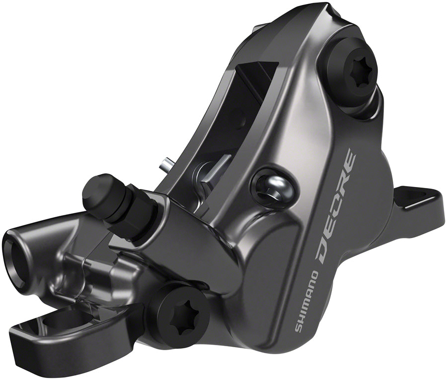 Shimano Deore BR-M6120 Disc Brake Caliper - Front Rear Hydraulic Resin Pads Gray Disc Brake Calipers Shimano