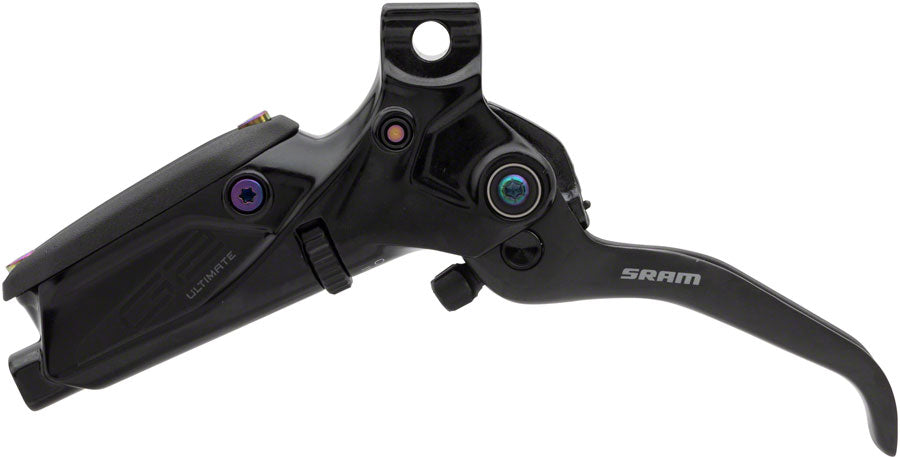 SRAM G2 Ultimate Disc Brake Lever Assembly - Carbon Lever Gloss BLK Rainbow Hardware A2 Hydraulic Brake Lever Part SRAM