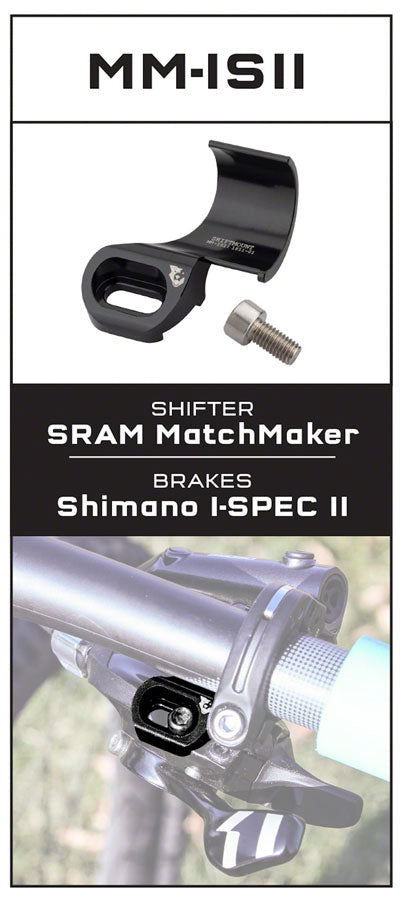 Wolf Tooth ShiftMount SRAM Matchmaker Shifter to I-Spec-II Brake Mountain Shifter Part Wolf Tooth