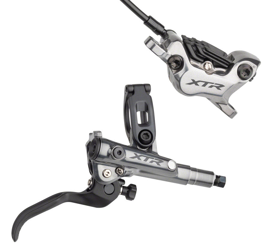 Shimano XTR BL- M9120/BR-M9120 Disc Brake Lever - Front Hydraulic Post Mount Finned Metal Pads Gray Disc Brake & Lever Shimano