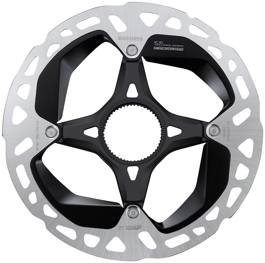 Shimano XTR RT-MT900-SE Disc Brake Rotor - 160mm Center Lock External Tooth Lock Ring Silver/BLK Disc Rotor Shimano