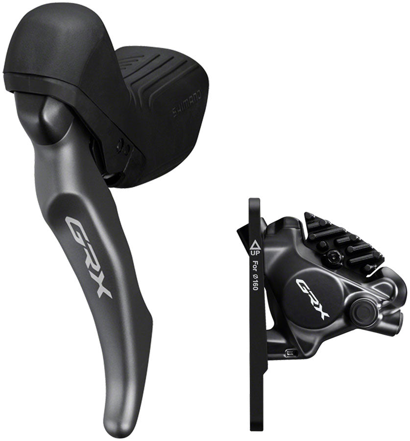 Shimano GRX BL-RX820 Brake Lever BR-RX820 Hydraulic Disc Brake Caliper - Left/Front Flat Mount Caliper Hydraulic Brake/Shift Lever Drop Bar Shimano