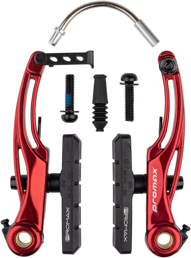 Promax P-1 Linear Pull Brake - 108mm Red Linear Pull Brakes Promax