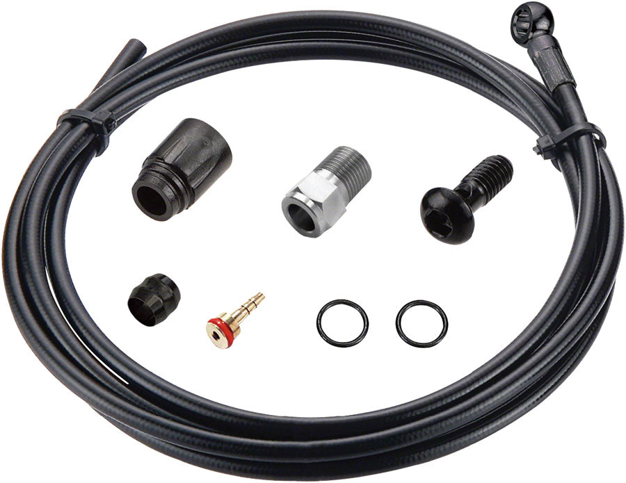 Tektro #30 Hydraulic Brake Hose Kit - With Banjo Unit 5.0mm x 2000mm Disc Hose and Parts Tektro