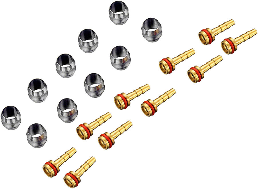 Tektro Hydraulic Brake Hose Small Parts Kit - For 5.0mm Hose Disc Hose and Parts Tektro